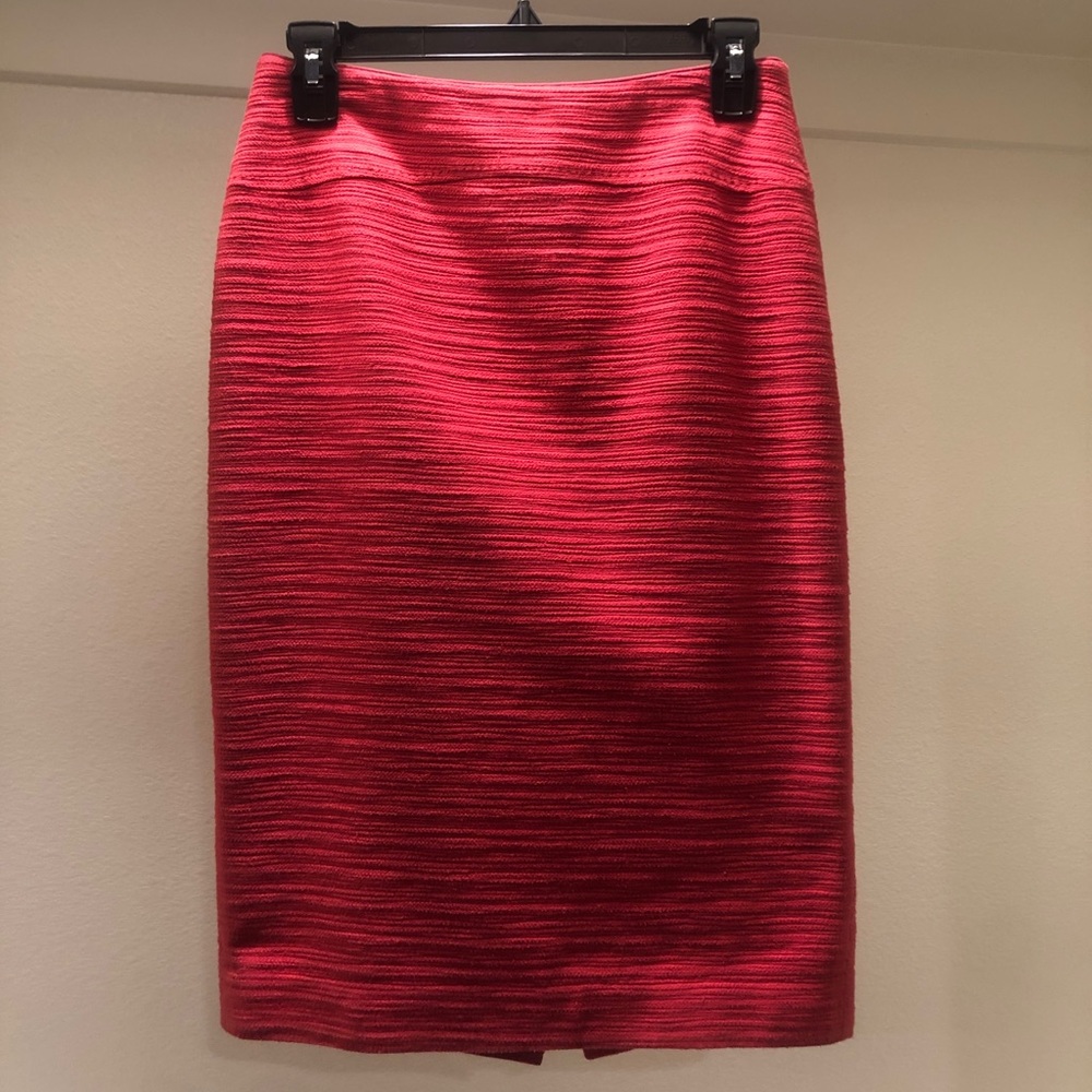 Magenta Anthropologie Pencil Skirt